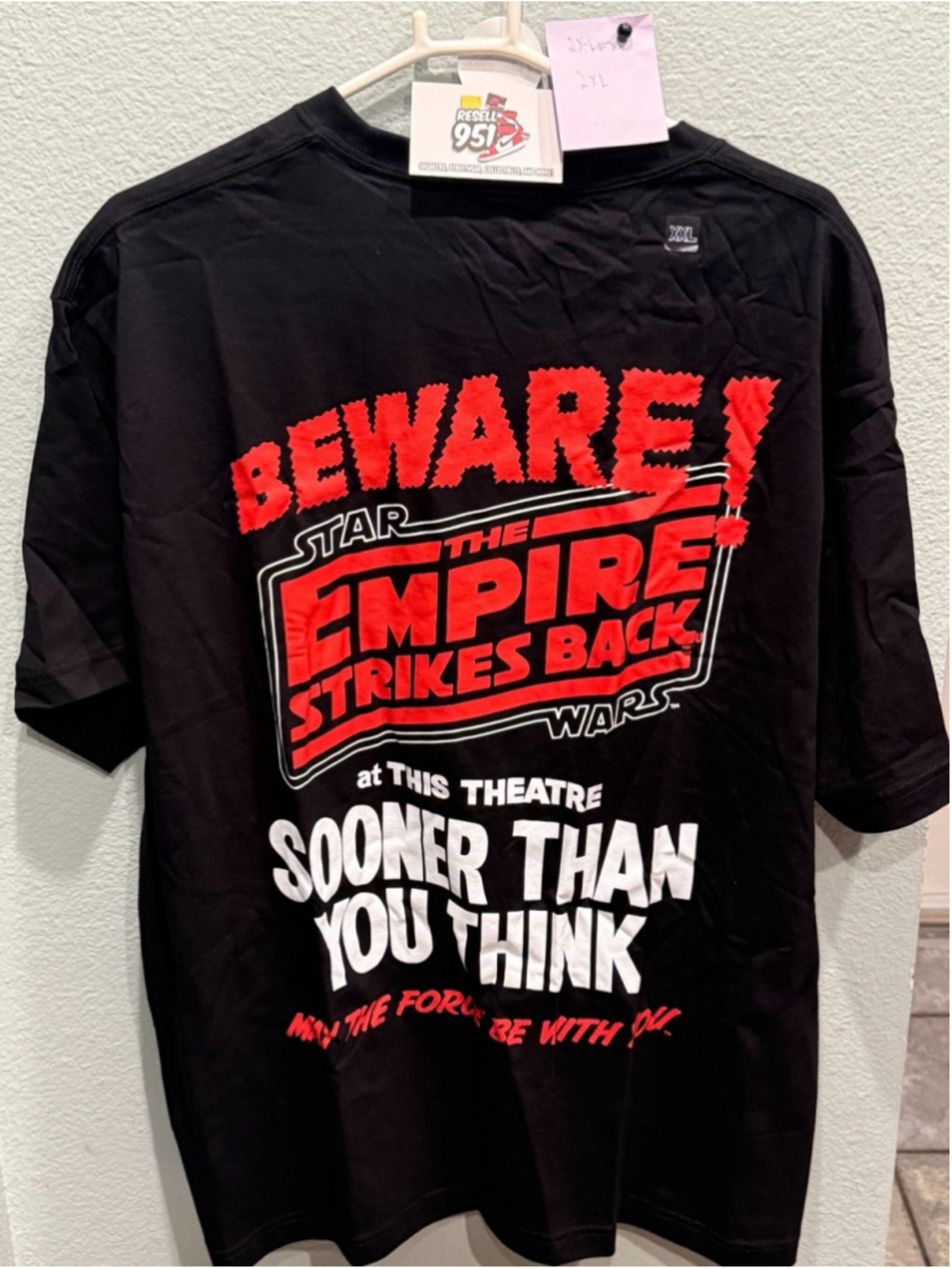 Uniqlo UT Star Wars Kosuke Kawamura Tee Black XXL 473127